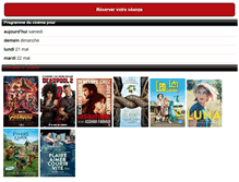 Tablet Screenshot of cine-arlequin.com